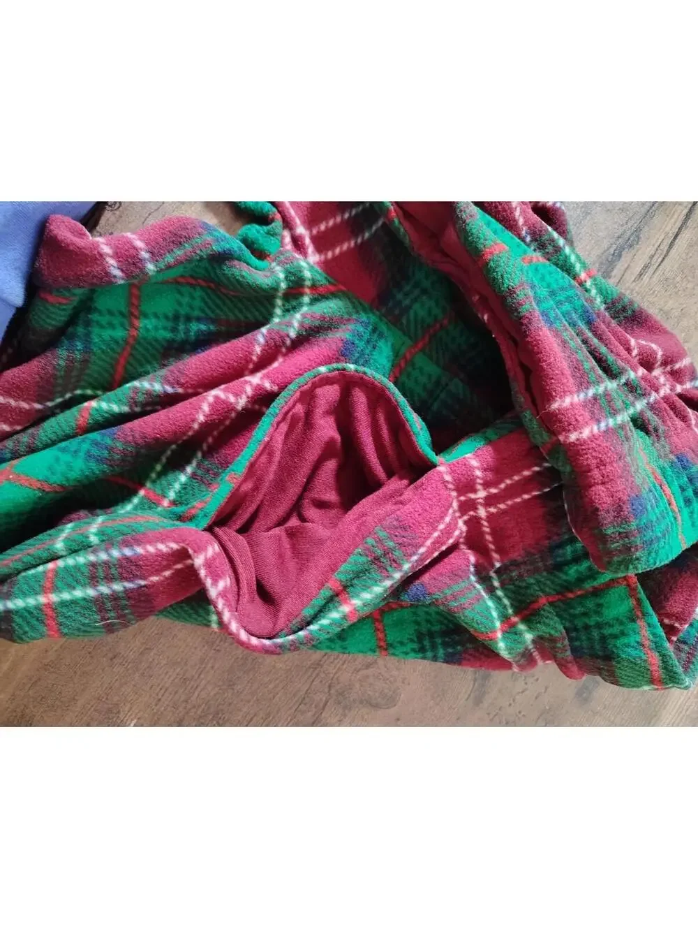 Unisex warm Christimas Holiday Red Green Plaid Pajama Pants Goodfellow Sz L